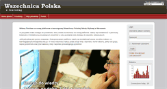 Desktop Screenshot of e-learning.wszechnicapolska.edu.pl