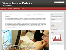 Tablet Screenshot of e-learning.wszechnicapolska.edu.pl